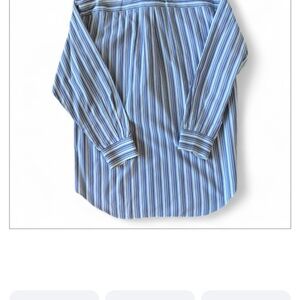 Robert Talbott Men's Purple and Blue Striped Dress Shirt